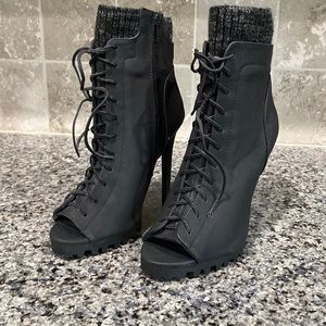 Karima Open Toe Bootie